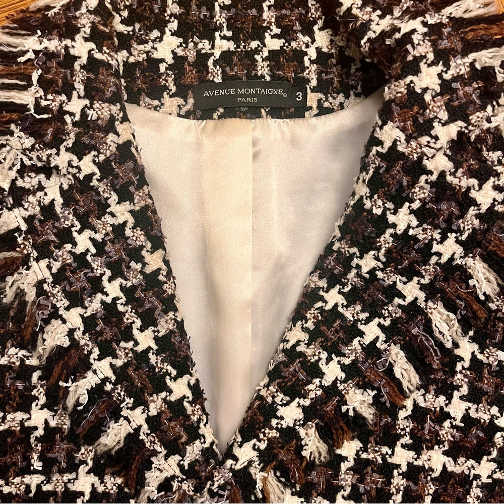 AVENUE MONTAIGNE Tweed Blazer - Picture 7 of 7